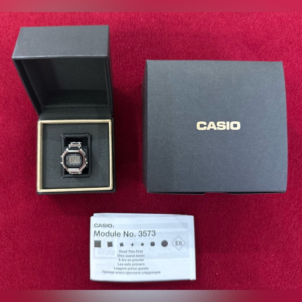 Casio Watch 50th Anniversary Casio Ring Watch CRW001-1 - Brand New In Hand